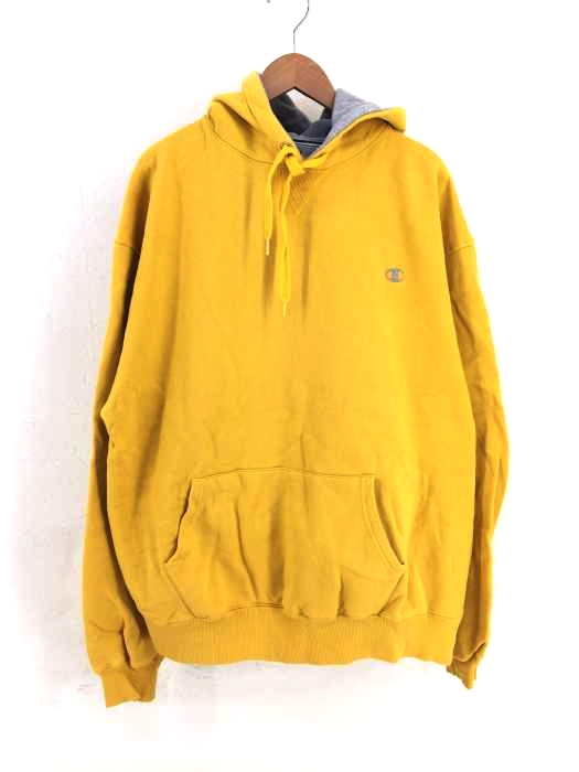 Champion(チャンピオン) 目刺繍プルオーバーパーカー メンズ JPN：XL