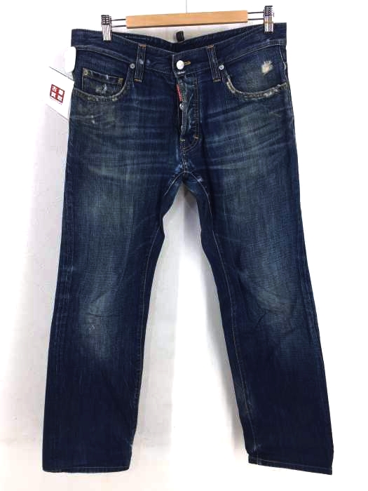 DSQUARED2(ディースクエアード) ダメージ加工デニムパンツ メンズ JPN：48