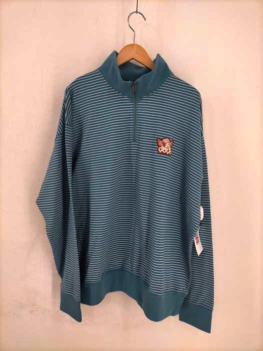 9090(ナインティナインティ) Stripe Long Polo Shirt メンズ JPN：XL