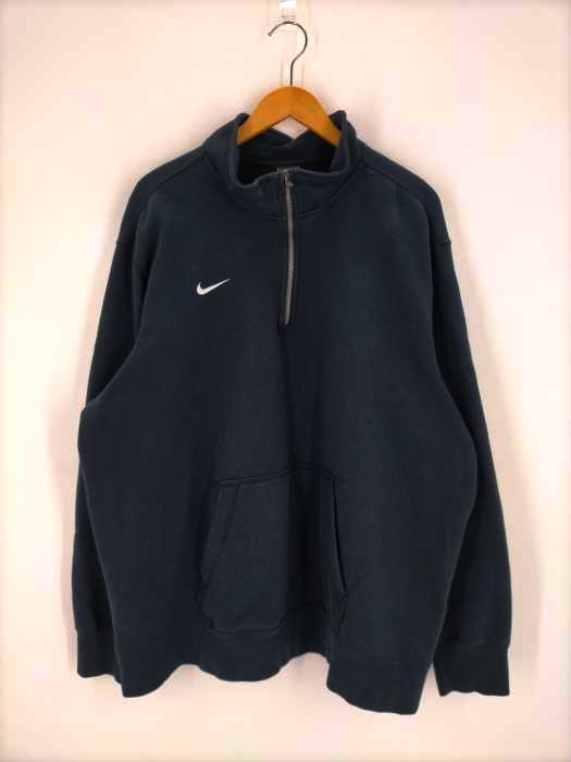 NIKE(ナイキ) スウォッシュ刺繍 オーバーサイズハーフジップスウェット メンズ JPN:XXL