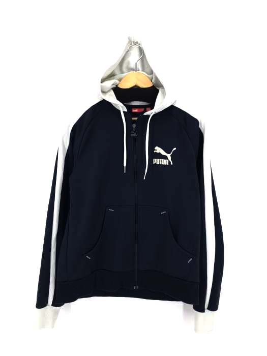 PUMA(プーマ) ワンポイントロゴ ジップアップパーカー メンズ JPN：M