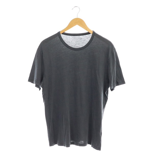 MAJESTIC FILATURES(マジェスティックフィラチュール) HOMME 半袖Tシャツ カットソー L グレー /MY ■OS メンズ メンズ  L