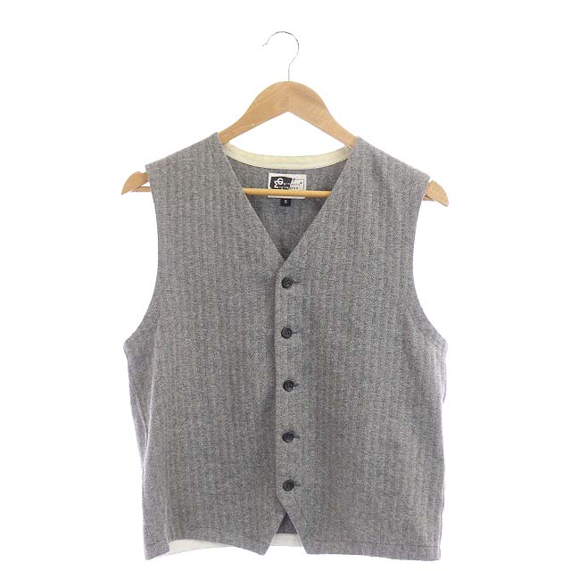 Engineered Garments(エンジニアードガーメンツ) ベスト ジレ 前開き S グレー /CM メンズ  S