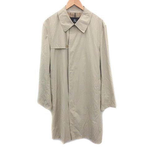 BURBERRY LONDON(バーバリーロンドン) バーバリー ロンドン BURBERRY LONDON ステンカラー レインコート ロング 背抜き 裏地ノバチェック LL ベージュ /YM ■EC メンズ メンズ  LL
