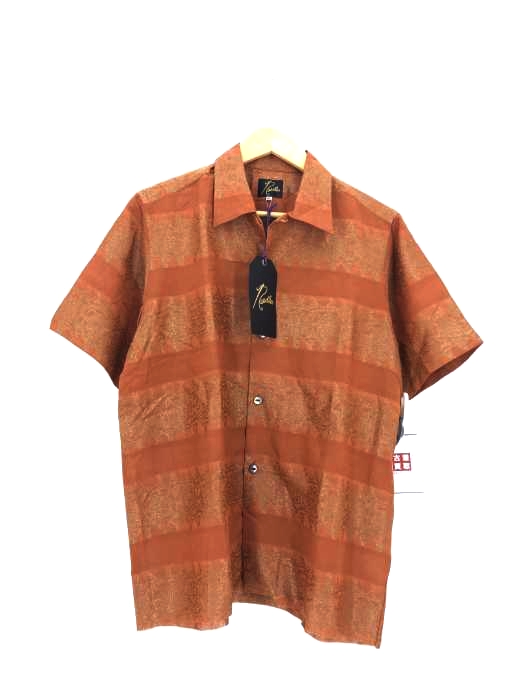 Needles(ニードルズ) Jacquard Vacation Shirt オープンカラーラメ半袖シャツ ジャガードバケーションシャツ メンズ JPN：XS