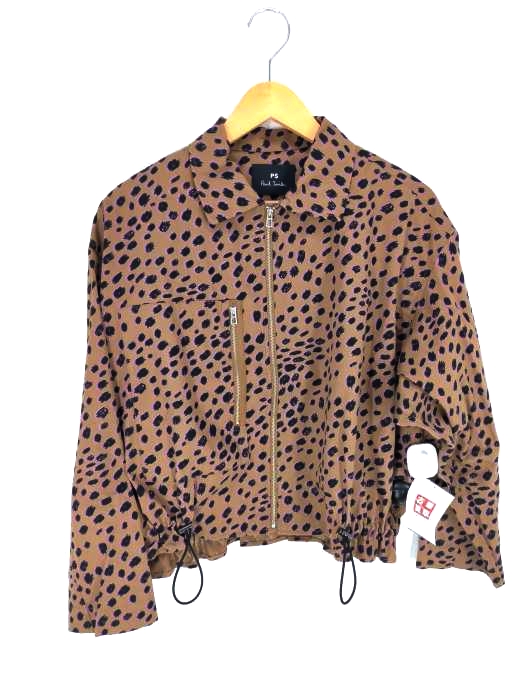 PS Paul Smith(ピーエスポールスミス) レオパード ジップブルゾン レディース 40