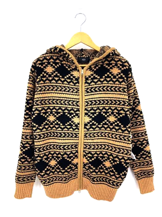 AZUL by moussy(アズールバイマウジー) CHIMAYO MOLE KNIT ZIP PARKA メンズ  M