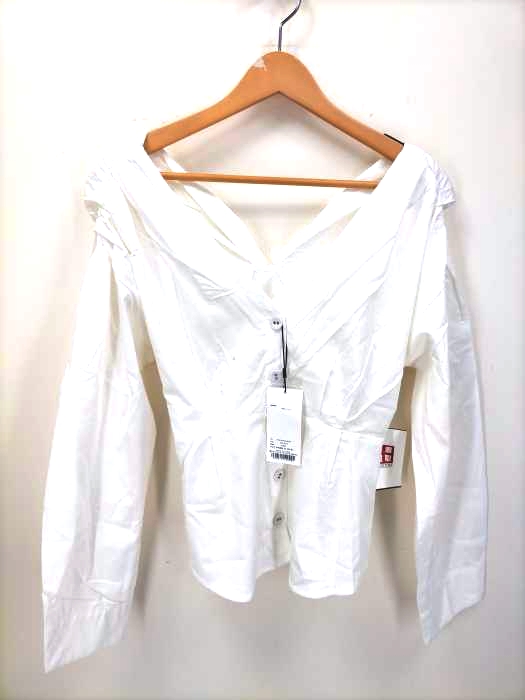 moussy(マウジー) BACK TWIST BLOUSE レディース  FREE