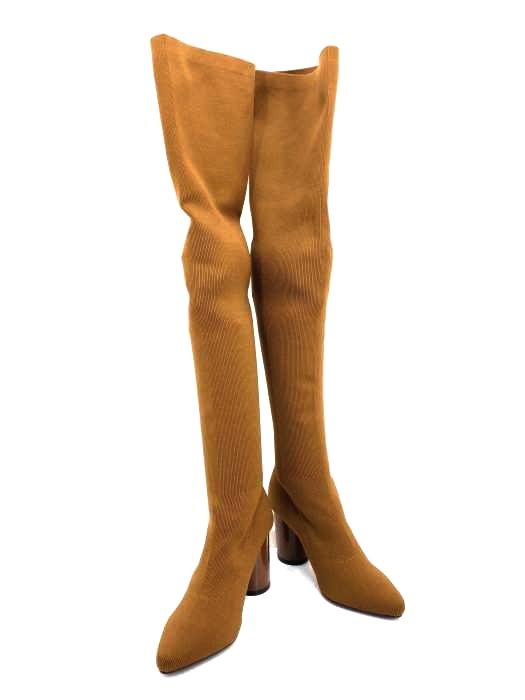 SLY(スライ) RIB FITTED KNEE HIGH BOOTS レディース  S