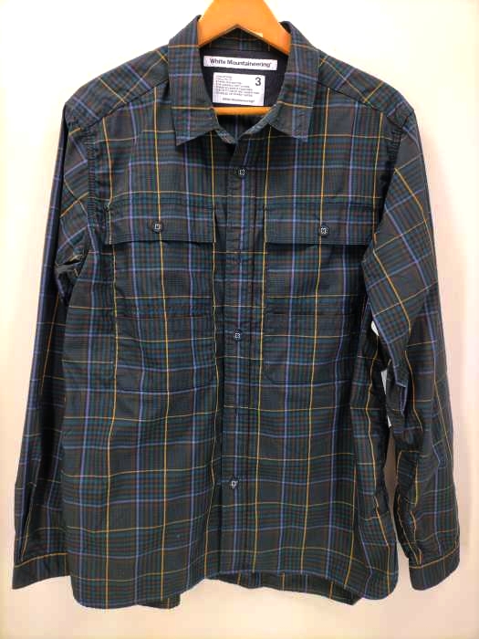 WHITE MOUNTAINEERING(ホワイトマウンテニアリング) MULTI CHECK TRIPLE STITCHED W POCKET SHIRT メンズ  3