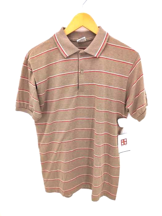 CAMPUS(キャンパス) USA製 90S ボーダーポロシャツ メンズ import：L