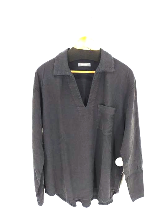 ネストローブ コンフェクト nest Robe CONFECT リネンシルクネップ プルオーバー スキッパーシャツ メンズ JPN：4