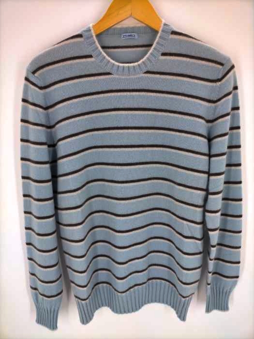 malo(マーロ) カシミヤボーダーニット メンズ EUR：50