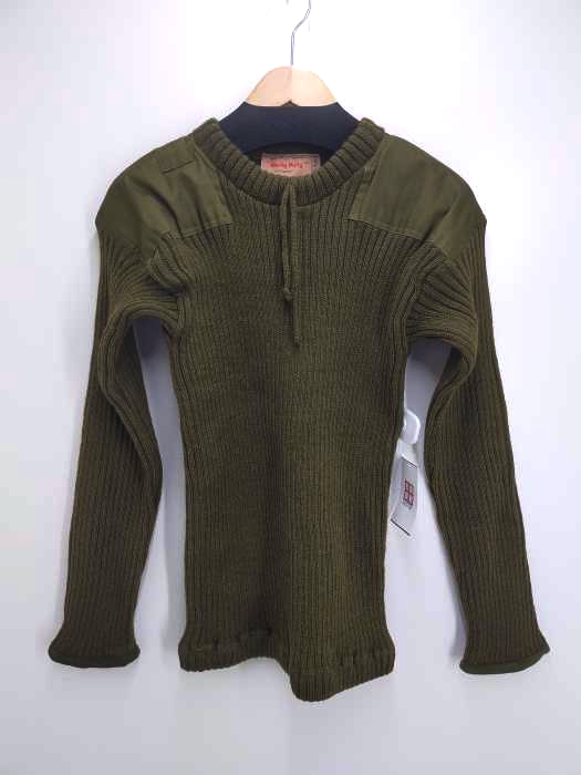 Woolly Pully(ウーリープーリー) クルーネックセーター エポレット付き メンズ JPN：L