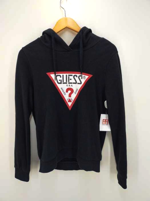 ゲス GUESS プリントプルオーバーパーカー メンズ 表記無