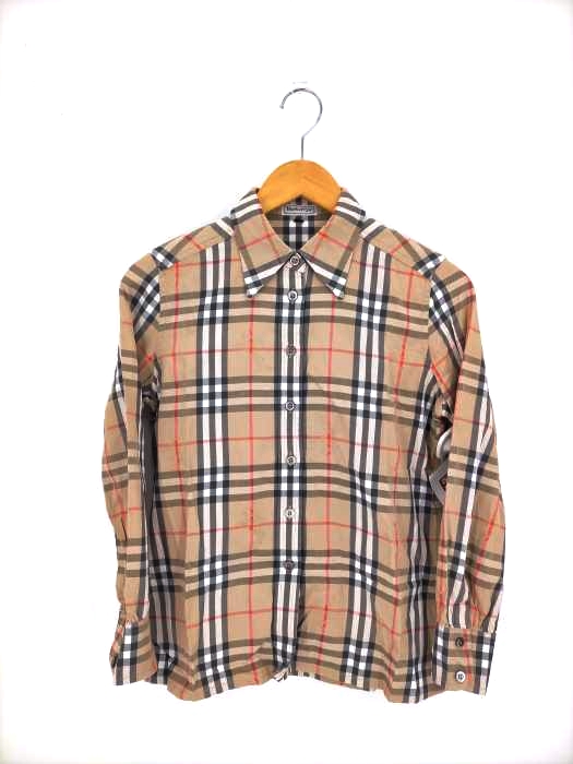 BURBERRYS(バーバリーズ) ノバチェックL/Sシャツ レディース import：M