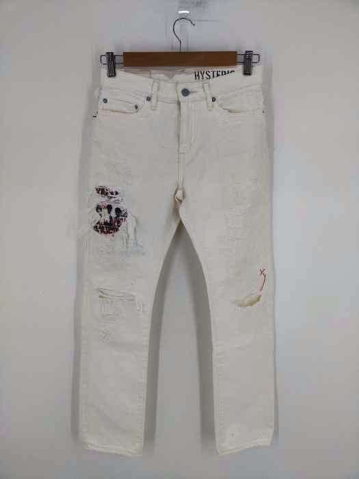 ヒステリックグラマー HYSTERIC GLAMOUR HB/UR加工 デニムパンツ メンズ JPN：S
