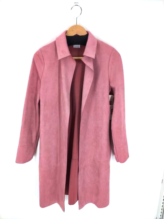 ザラ ZARA フェイク スウェード ロング コート レディース  s