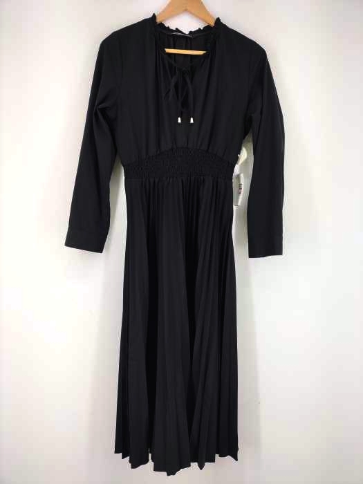 ザラ ZARA ROBE PLISSÉE EN POPELINE プリーツポプリンワンピース レディース import：M