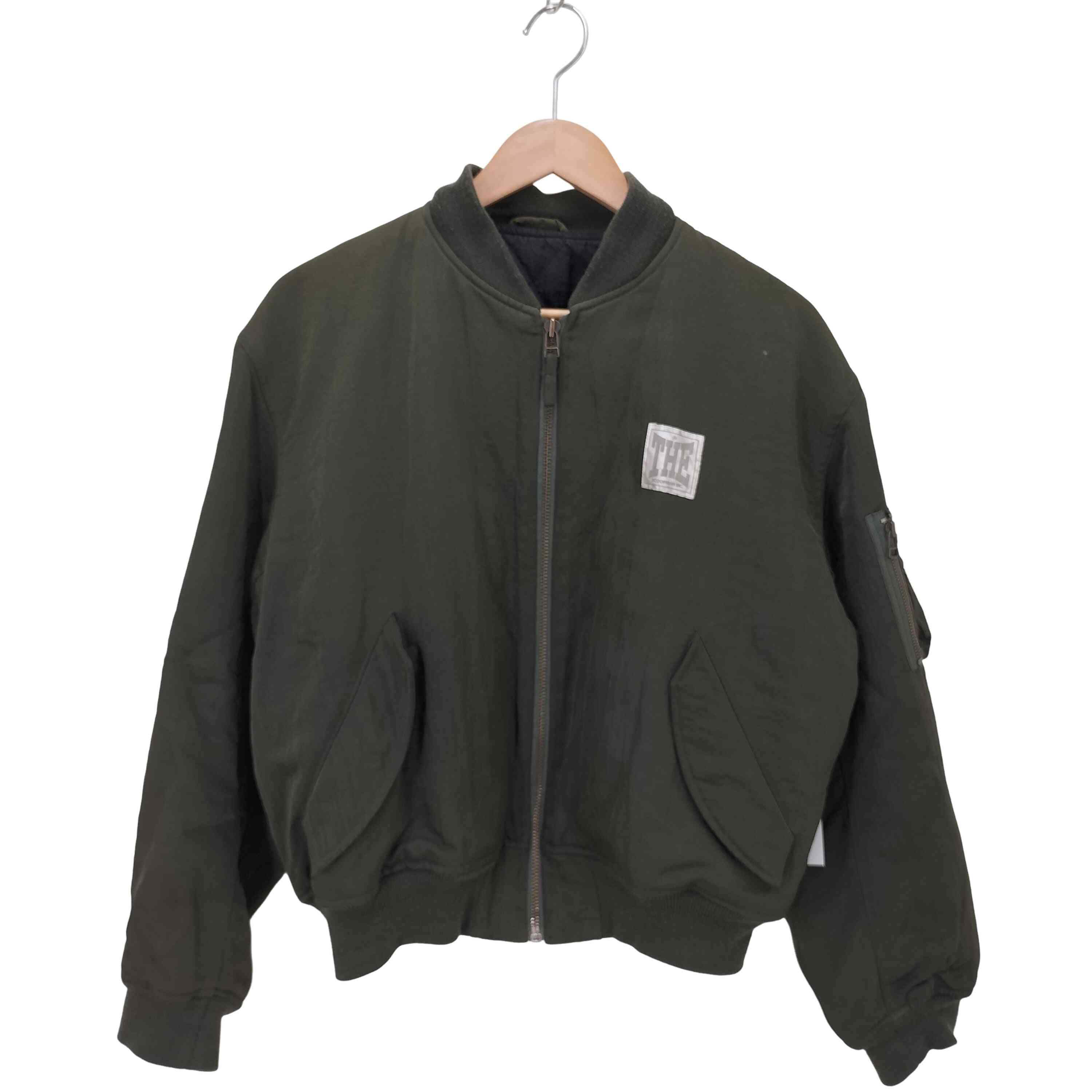 USED古着(ユーズドフルギ) scoopman バックプリント 中綿 フライトボンバー ジャケット メンズ 表記無 【中古】【ブランド古着バズストア