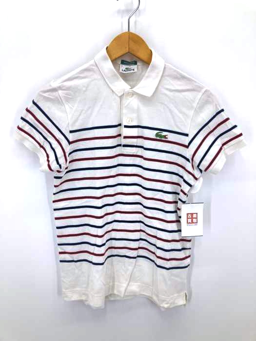 LACOSTE(ラコステ) 別注 ナバルボーダー ポロシャツ レディース JPN:3