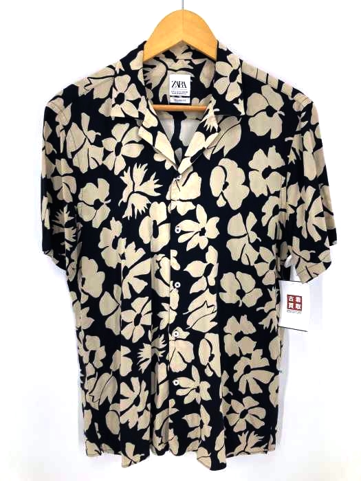 ZARA(ザラ) RELAXED FIT FLORAL PRINT SHIRT メンズ  M