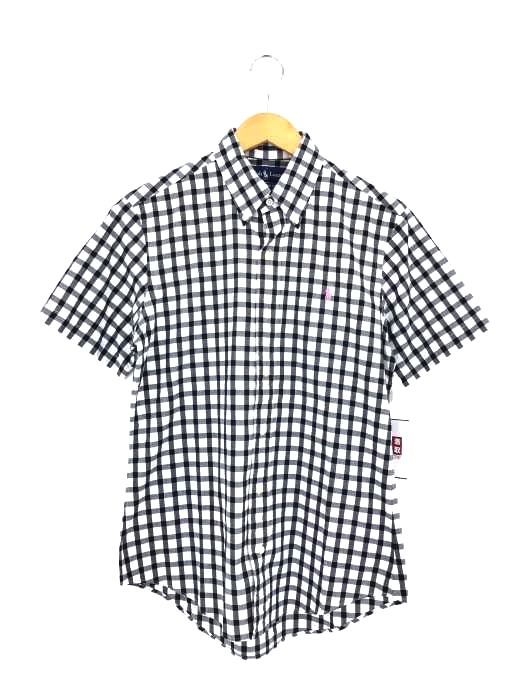 RALPH LAUREN(ラルフローレン) ワンポイントロゴ ブロックチェックボタンダウンシャツ レディース import:M