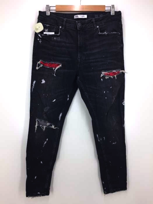 ZARA(ザラ) SKINNY JEANS WITH PATCHES メンズ JPN:44