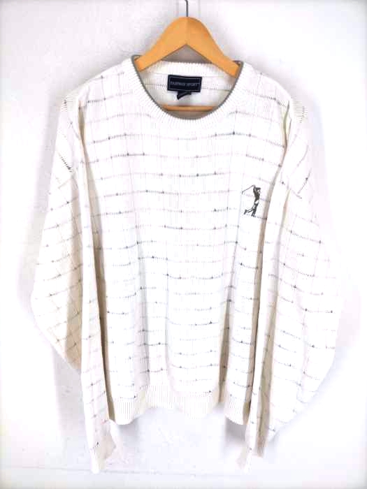 USED古着(ユーズドフルギ) FAIRWAY SPORT コットンニットセーター メンズ JPN：XL
