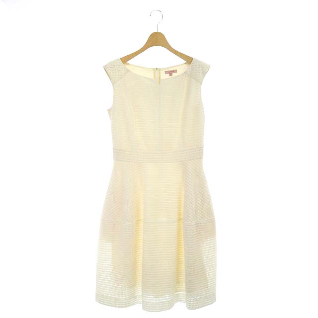 TOCCA(トッカ) 19SS MULBERRY ドレス ワンピース ノースリーブ フレア 膝丈 2 白 ホワイト /AA ■OS レディース  2（日本サイズ相当M)