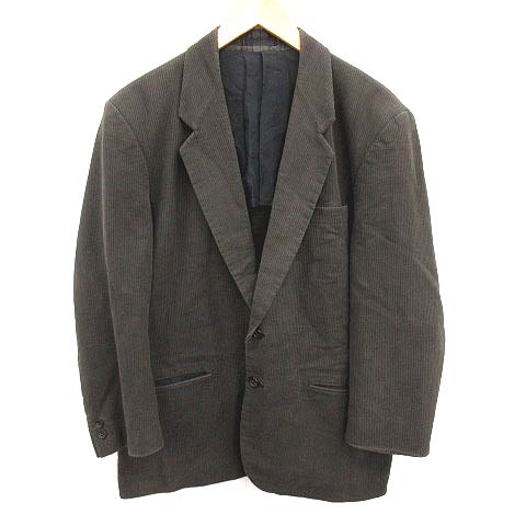 COMME des GARCONS HOMME(コムデギャルソンオム) ヴィンテージ テーラードジャケット シングル 2B S チャコールグレー 茶 HJ-11007S /YM メンズ  S