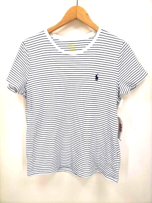 POLO RALPH LAUREN(ポロラルフローレン) ポニー刺繍 ボーダーカットソー レディース JPN：L