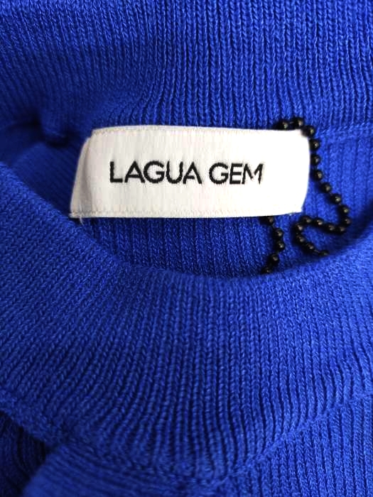 LAGUA GEM(ラグアジェム) SUMMER KNIT ONE SHOULDER TOPS レディース  M