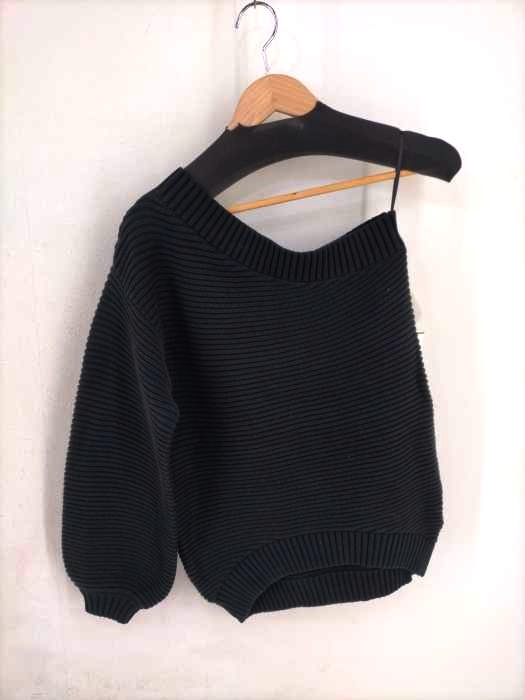 AZUL by moussy(アズールバイマウジー) ONE SHOULDER KNIT TOPS レディース  FREE