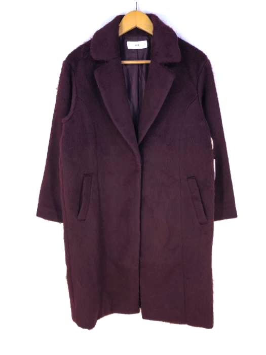 SLY(スライ) SHAGGY CHECK OVER COAT レディース  1