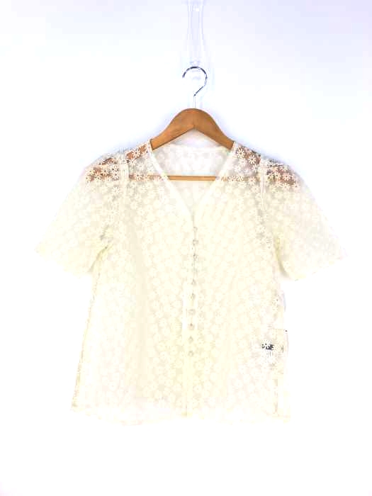 Heather(ヘザー) オーガンジーFLWBL/S レディース  FREE SIZE