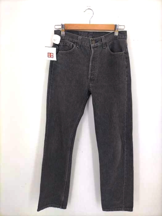 Levis(リーバイス) 82年6月製造 USA製 先染め501ブラックデニムパンツ メンズ  W30L34