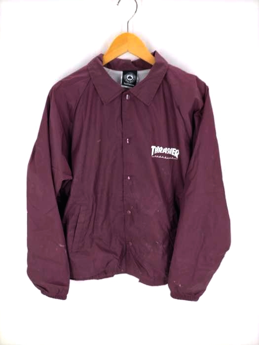 THRASHER(スラッシャー) 90S SKATE AND DESTROY バックプリントコーチジャケット メンズ JPN：L