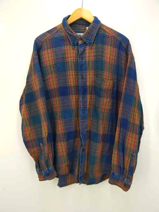 L.L.Bean(エルエルビーン) チェックボタンダウンンシャツ メンズ JPN：L