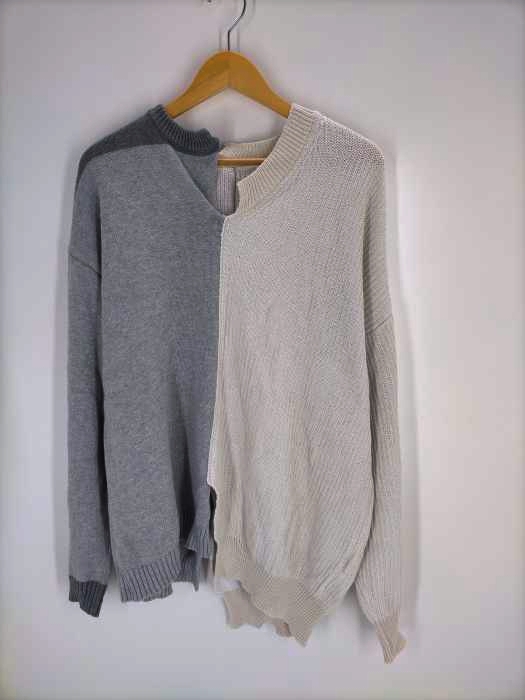 antiqua(アンティカ) アシンメトリーデザインニット レディース JPN：XL