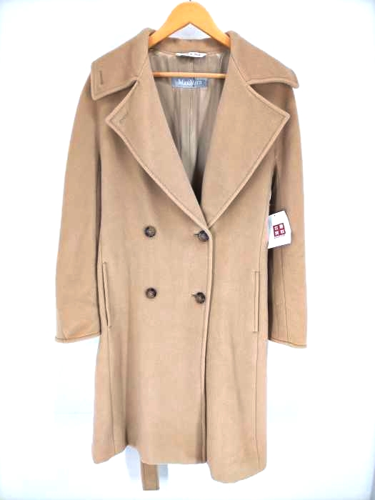 MAX MARA(マックスマーラ) イタリア製 白タグ 100％ Virgen-Laine チェスターコート レディース  42