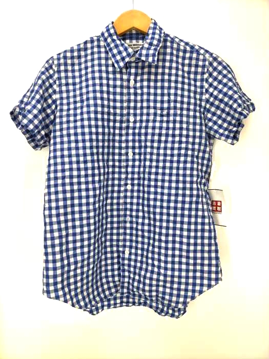 JUNYA WATANABE COMME des GARCONS(ジュンヤワタナベコムデギャルソン)  AD2008 ギンガムチェックしわ加工シャツ メンズ 表記無