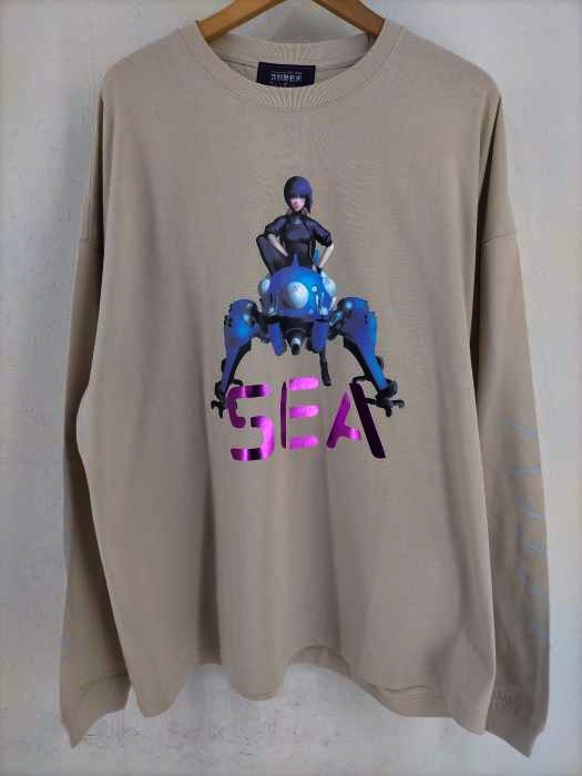 ウィンダンシー WIND AND SEA GHOST IN THE SHELL x WDS ロンT メンズ JPN：L
