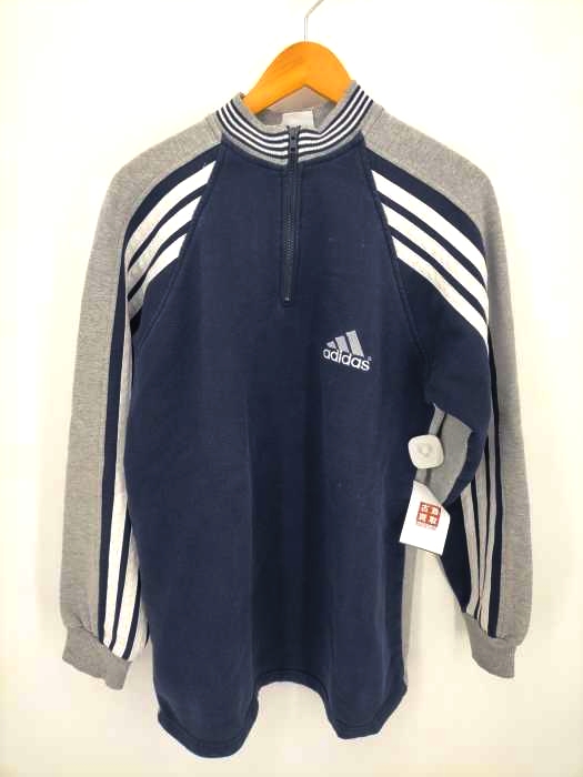 アディダスオリジナルス adidas Originals CANADA製 90S ハーフジップバイカラースウェット メンズ import：M