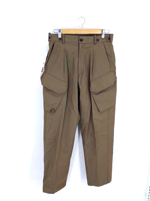 ブラームス BLURHMS 玉虫 1タックカーゴパンツ 6ポケットパンツ メンズ JPN：2