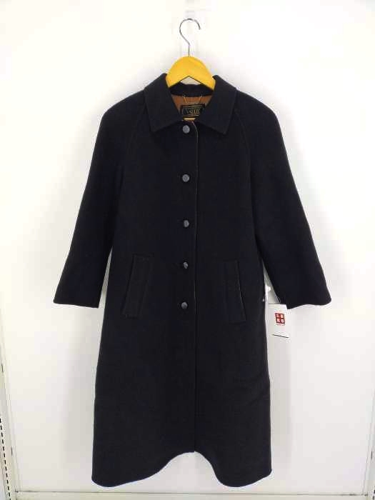 ユーズドフルギ USED古着 VALLIE カシミヤ100 ステンカラーコート レディース JPN：9号