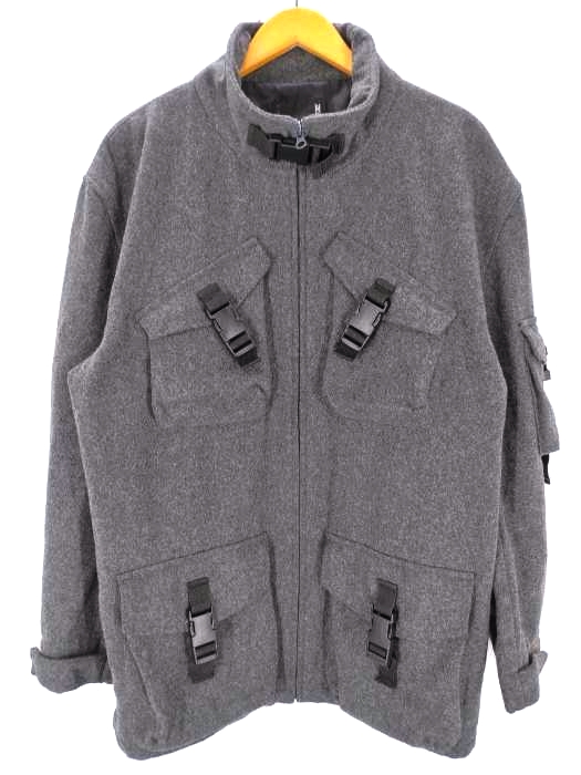 ユーズドフルギ USED古着 {{STONE FREE}} ベルトギミック ウールジャケット メンズ import：L