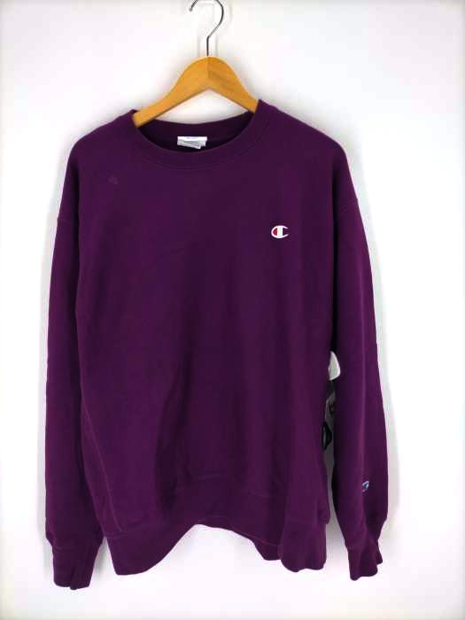 チャンピオン Champion 青単タグ 復刻 REVERSE WEAVE 目つき刺繍スウェット メンズ JPN：XL