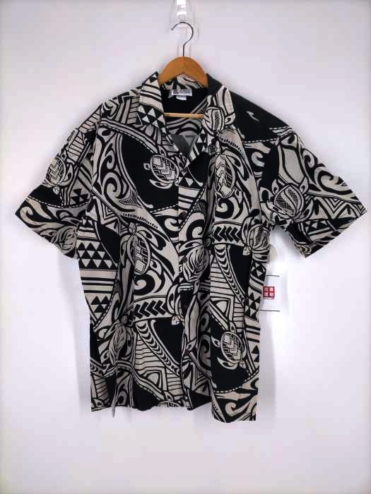 アロハリパブリック ALOHA REPUBLIC USA製 亀柄 ットンアロハシャツ メンズ JPN：XL