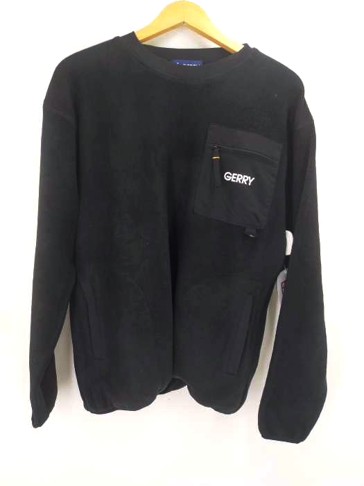 ジェリー GERRY フリース ポケット クルーネック トレーナー メンズ  L